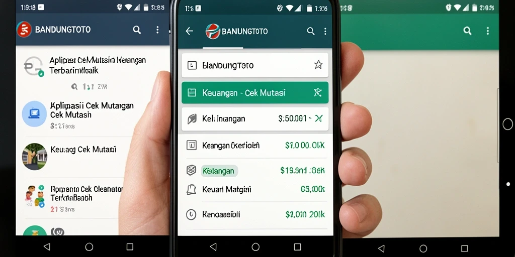 Tampilan antarmuka BANDUNGTOTO untuk cek mutasi keuangan.
