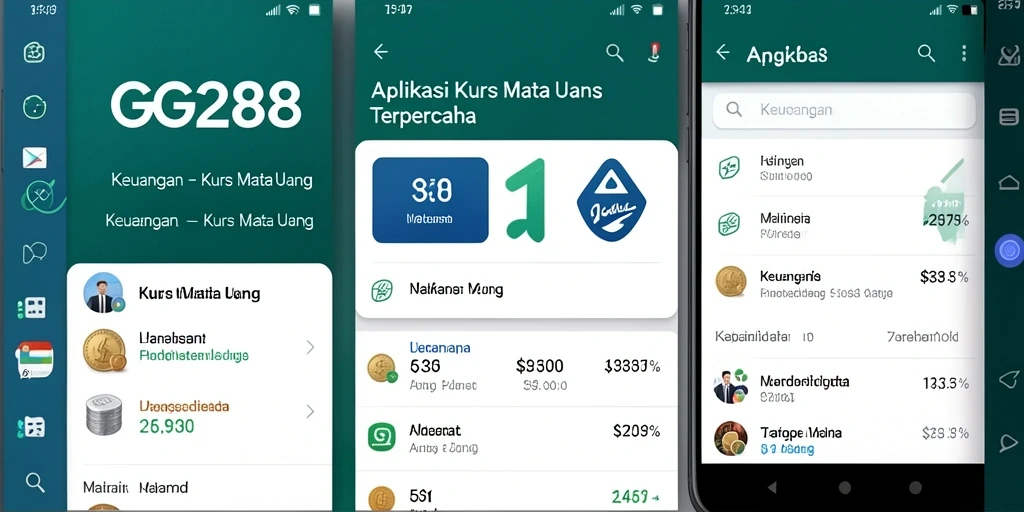 Tampilan antarmuka pengguna GG288 yang intuitif dan informatif.