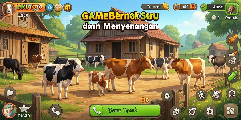 Antarmuka pengguna <strong>LAKUTOTO</strong> yang menarik dan fungsional untuk beternak.