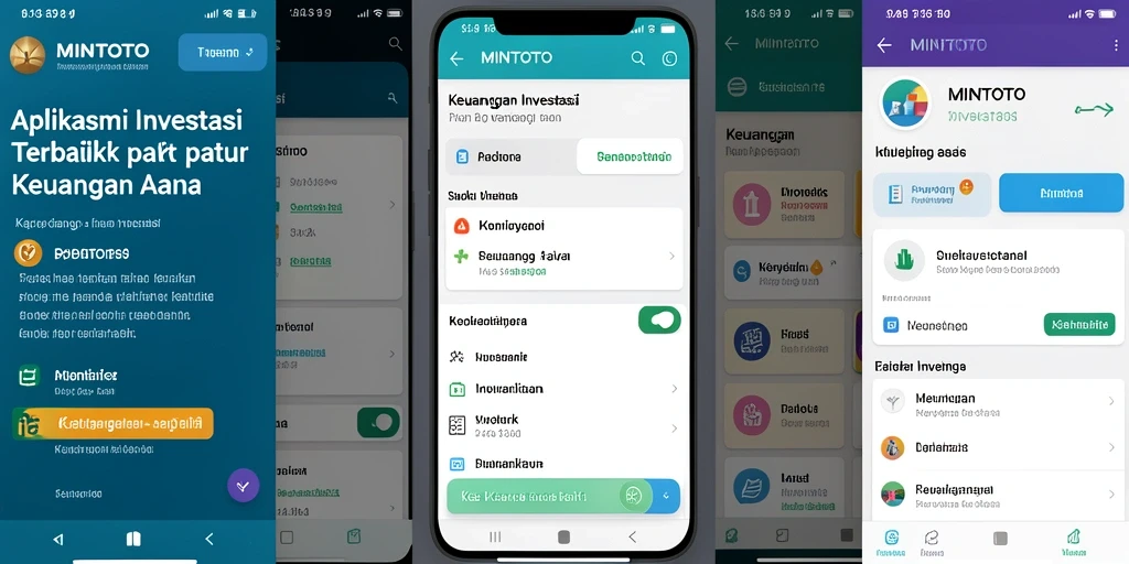 Antarmuka MINTOTO yang sederhana dan fungsional untuk investasi.
