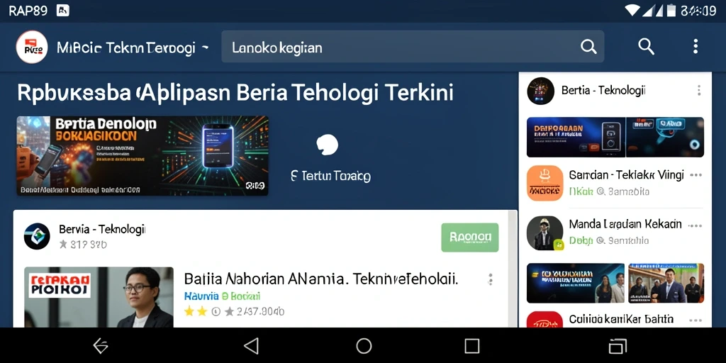 Tampilan antarmuka RAP89 yang modern dan intuitif.