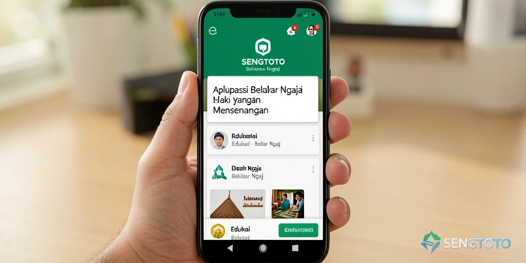 Tampilan antarmuka aplikasi SENGTOTO yang menarik dan interaktif.