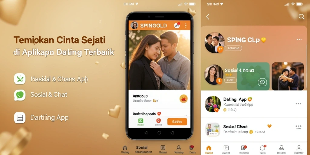Tampilan antarmuka pengguna SPINGOLD yang ramah dan modern.