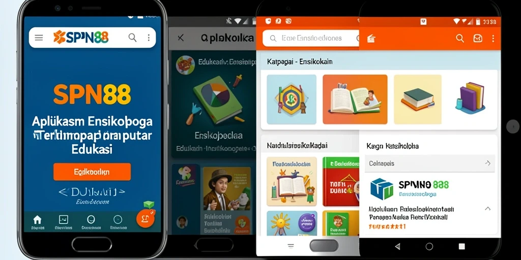Antarmuka SPN88 yang menarik dan informatif untuk pengguna.