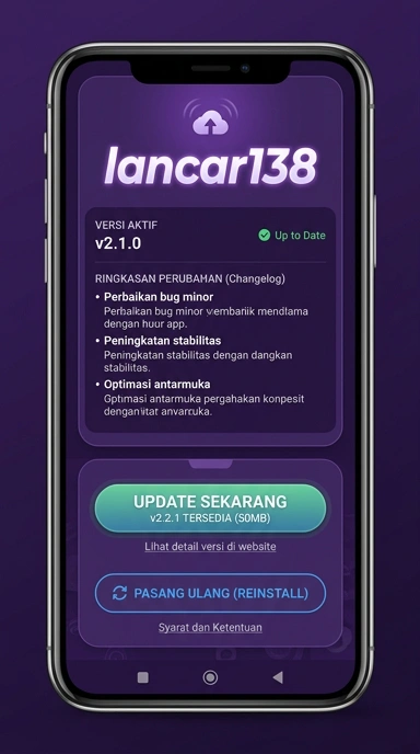 Riwayat Versi Lancar138 untuk Pengguna Android